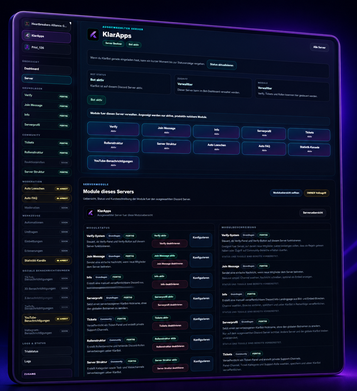 KlarBot Screenshot 1